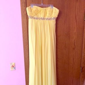 BCBG Yellow Gown / Prom Dress / Guest of Wedding